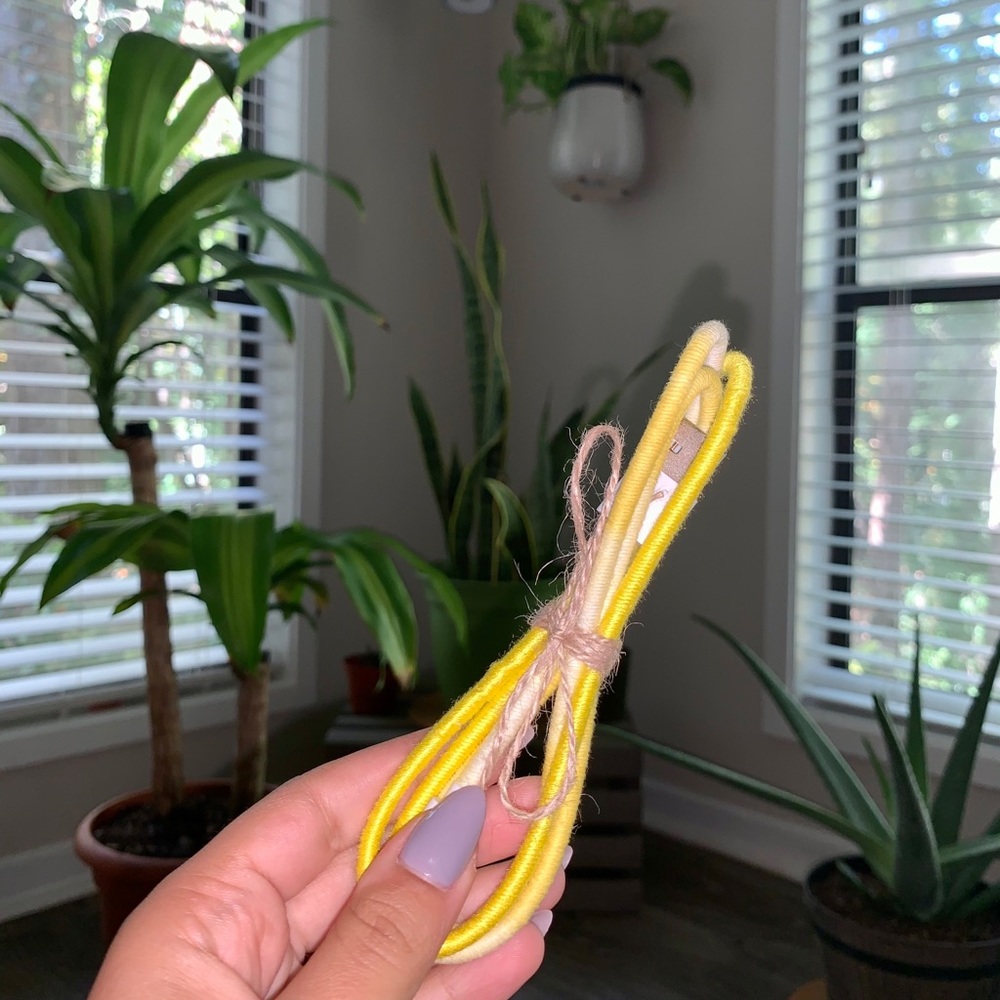 Handmade Yellow Apple Charger